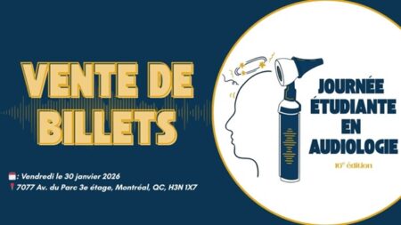 Journée étudiante en audiologie 2026 ÉOA 30 janvier 2026