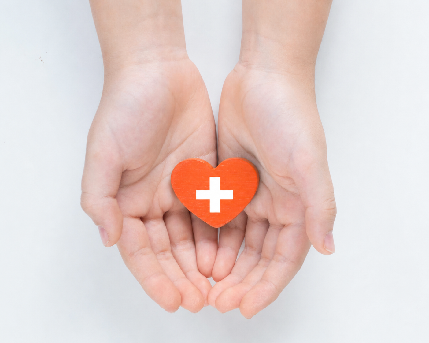 Donation main coeur orange eoa facmed